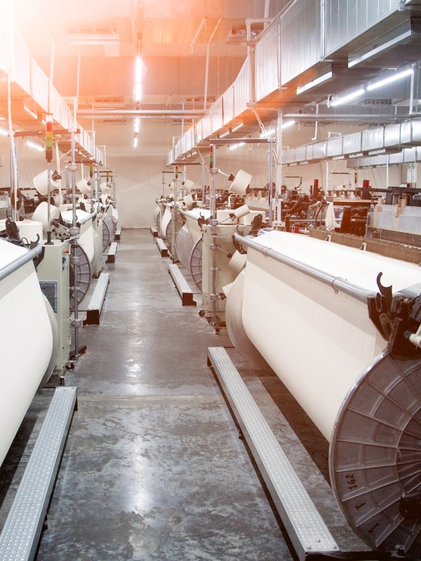 Logistics solutions for knitting mills