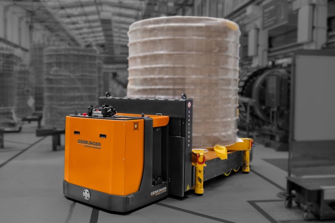 Genkinger Elektro-Schwerlast-Niederhubwagen EGU