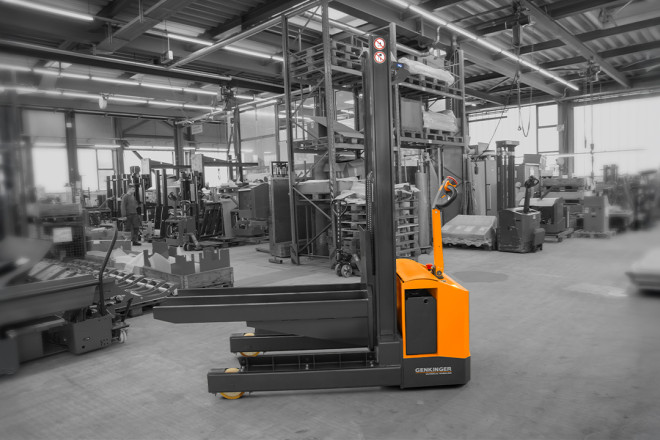 Genkinger Elektro-Geh-Hochhubwagen Werkzeugwechsel