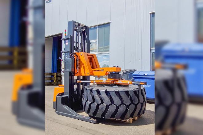 Genkinger Elektro-Geh-Hochhubwagen