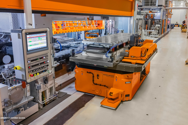 Werkzeugeinbringung in das Presswerk